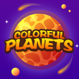 Icoon van programma: Colorful Planets Game