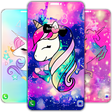 أيقونة البرنامج: Glitter Unicorn Wallpaper…