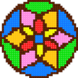 Programikonen: Mandala Cross Stitch Colo…