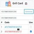 Symbol des Programms: Grill Card