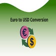 ไอคอนของโปรแกรม: Euro to USD Conversion