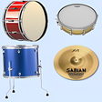 Icono de programa: Tocar la Bateria - Bombo …