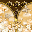 أيقونة البرنامج: Gold Diamond Zipper Lock