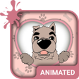 プログラムのアイコン：Lovely Dog Animated Keybo…