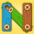 Icoon van programma: Nut Bolt Game - Wood  Scr…