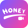 プログラムのアイコン：HoneyChat:live video chat…