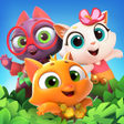 أيقونة البرنامج: Tropicats: Match 3 Games …