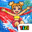 أيقونة البرنامج: Tizi Water Park - Aqua Ga…