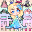 أيقونة البرنامج: Hair Doll 2Dress Up Game