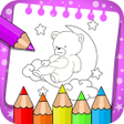 Programikonen: Coloring book bear cartoo…