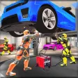 Robot Car Mechanic Workshop Games - Car Games