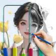 ไอคอนของโปรแกรม: AR Drawing: Paint & Sketc…