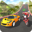 أيقونة البرنامج: Car vs Bike Racing