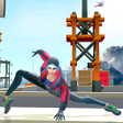 Icon of program: Flying Girl Rope Hero Spi…