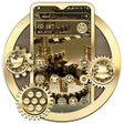 Ikona programu: Golden Machine Gear Theme