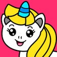 Icoon van programma: Unicorn Coloring Puzzle G…