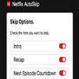 Symbol des Programms: Netflix AutoSkip: Skip in…