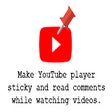 Sticky YouTube video