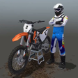 Иконка программы: MX Stunt Bike Grau Simula…