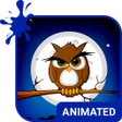 ไอคอนของโปรแกรม: Cute Owl Live Wallpaper T…