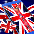 프로그램 아이콘: UK Flag Zipper Lock Scree…