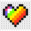 程序图标：Pixel Paint - Coloring Bo…