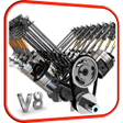 プログラムのアイコン：V8 Engine 3D Live Wallpap…