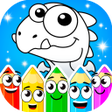 Programikonen: Coloring dinosaurs