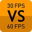 30 FPS vs 60 FPS icon