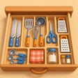 أيقونة البرنامج: Cupboard Organizer Game