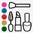 Programikonen: Glitter Makeup Tools Colo…