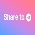 PaperJet: Share anything to Telegram