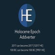 Programikonen: Holocene Epoch Timestamp