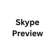 ไอคอนของโปรแกรม: Skype Preview