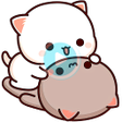 Icon of program: Animated Mochi Cat Sticke…