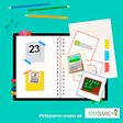 Icoon van programma: Pictogram Agenda
