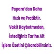 Programikonen: Papara Excel İşlem Özeti