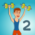 أيقونة البرنامج: Muscle Clicker 2: RPG Gym…