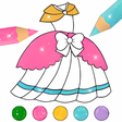 Programikonen: Glitter Dress Coloring Pa…