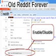 أيقونة البرنامج: Old Reddit Forever