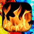 プログラムのアイコン：Fire Live Wallpaper  Fire…