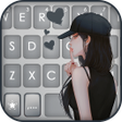 Programikonen: Cool Cap Girl Keyboard Ba…