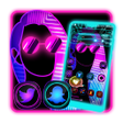 Ikon program: Dark Girly Launcher Theme