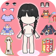 ไอคอนของโปรแกรม: Vlinder Doll: Dress up ga…