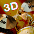 أيقونة البرنامج: DrumKnee 3D Drums - Drum …