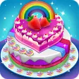 Unicorn Rainbow Cake Maker Bakery : Cooking Game