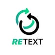 Icoon van programma: ReText: repeat text repea…