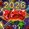 プログラムのアイコン：Jewels Atlantis: Puzzle g…