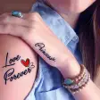 Tattoo My Photo with My Name for Boys  Girls
