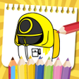 Biểu tượng của chương trình: Among Us Coloring Book: 2…